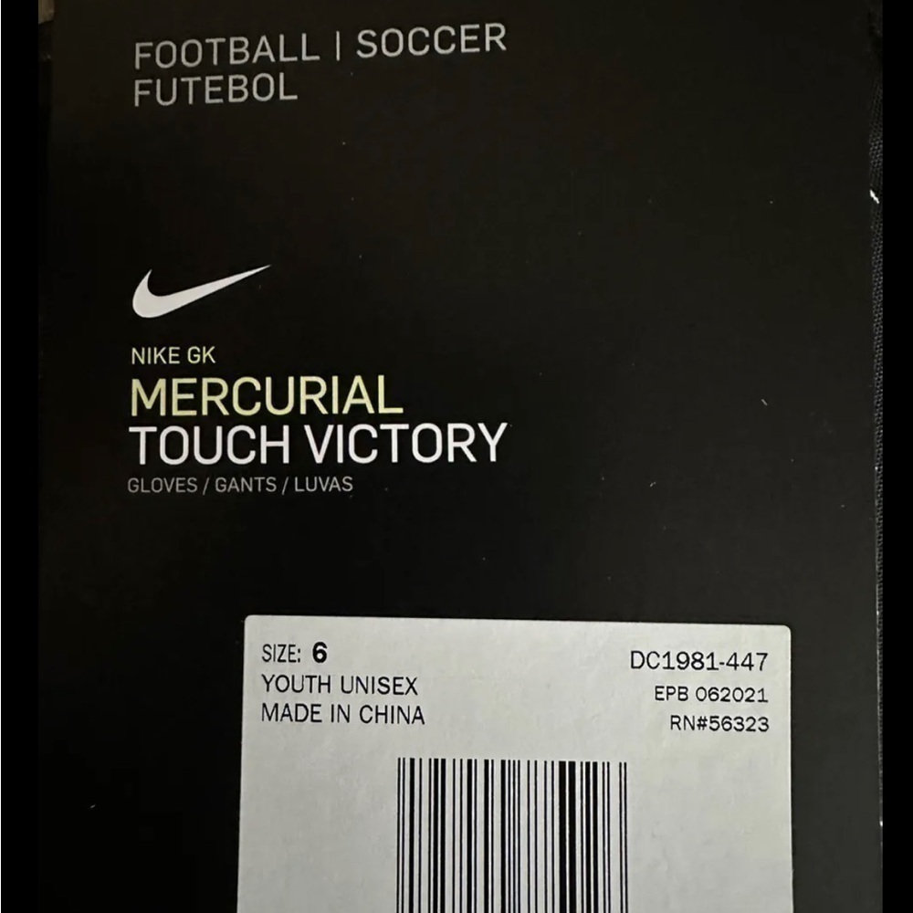 COPY - Nike GK Mercurial Touch Elite Soccer Goalkeeper Gloves DC1981-447 Size 6… - Picture 7 of 7